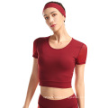 Women's Athletic Short Sleeves Sports Running Shirt